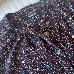 Madewell star blouse